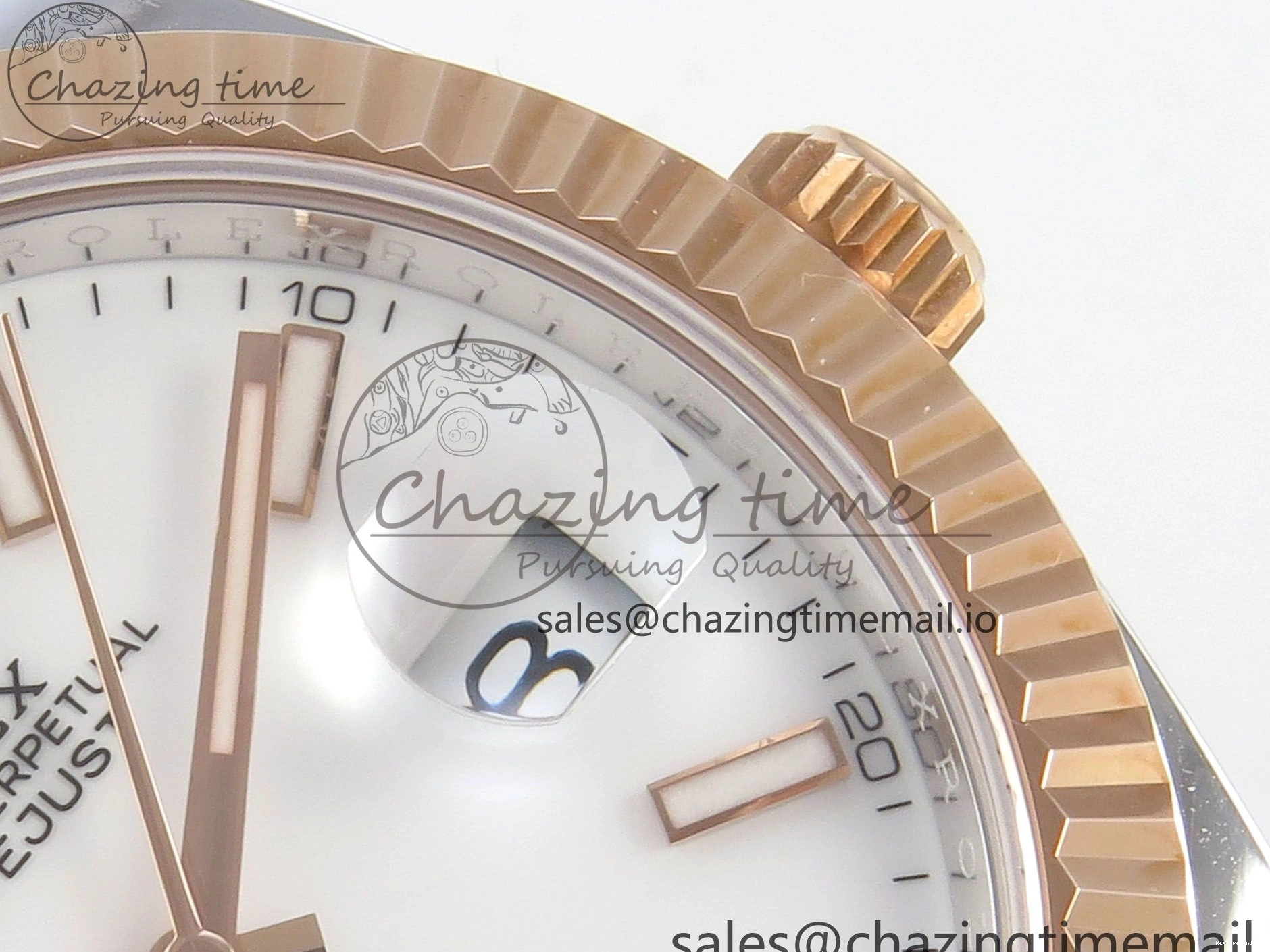 0520 DateJust 41 126331 SS RG ARF 1:1 Best Edition White Stick Dial on Jubilee Bracelet SH3235 (Weighted) StreetReady 199